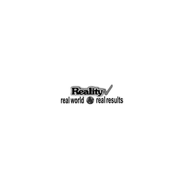 REALITY REAL WORLD REAL RESULTS logo