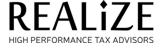 REALIZE HIGH PERFORMANCE TAX ADVISORS logo