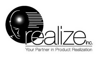 REALIZE INC. YOUR PARTNER IN PRODUCT REALIZATION logo