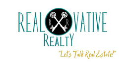 REALOVATIVE REALTY, "LET'S TALK REAL ESTATE" RR logo