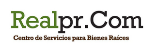 REALPR.COM CENTRO DE SERVICIOS PARA BIENES RAÍCES logo