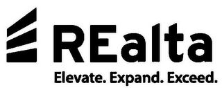 REALTA ELEVATE. EXPAND. EXCEED. logo