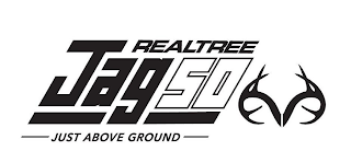 REALTREE JAG50 JUST ABOVE GROUND logo