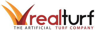 REALTURF THE ARTIFICIAL TURF COMPANY logo