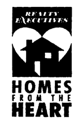 REALTY EXECUTIVES HOMES FROM THE HEART logo