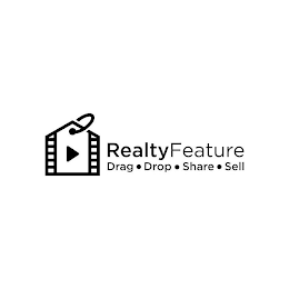 REALTY FEATURE DRAG · DROP · SHARE · SELL logo