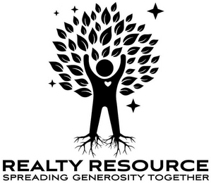 REALTY RESOURCE SPREADING GENEROSITY TOGETHER logo