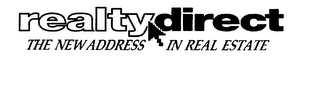REALTYDIRECT THE NEW ADDRESS IN REAL ESTATE logo