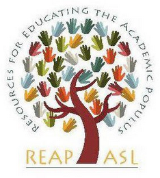 REAP ASL RESOURCES FOR EDUCATING THE ACADEMIC POPULUS logo