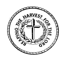 REAPING THE HARVEST FOR THE LORD logo