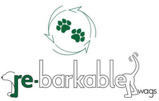 REBARKABLE WAGS logo
