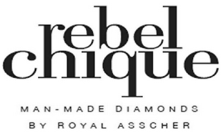 REBEL CHIQUE MAN-MADE DIAMONDS BY ROYAL ASSCHER logo