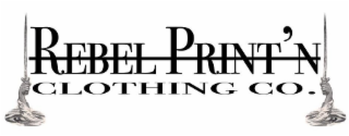 REBEL PRINT'N CLOTHING CO. logo