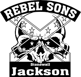 REBEL SONS STONEWALL JACKSON X logo