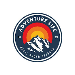 REBEL SQUAD OFFROAD EST '20 ADVENTURE LIFE logo