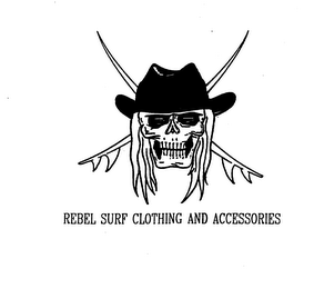 REBEL SURF CLOTHING AND ACCESSORIES logo