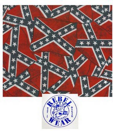 REBEL WEAR MADE IN DIXIE THE COLONEL logo