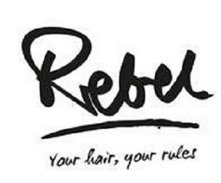 REBEL YOUR HAIR, YOUR RULES logo