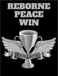 REBORNE PEACE WIN REBORNE logo