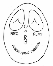 REC PLAY PAM POSTAL AUDIO MESSAGE logo