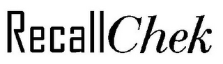 RECALLCHEK logo