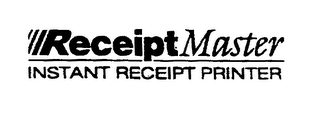 RECEIPT MASTER INSTANT RECEIPT PRINTER logo