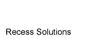 RECESS SOLUTIONS logo