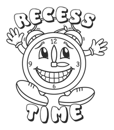 RECESS TIME 12 3 6 9 logo