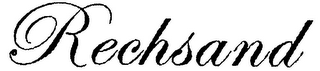 RECHSAND logo