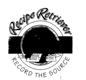 RECIPE RETRIEVER RECORD THE SOURCE logo