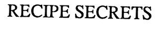 RECIPE SECRETS logo