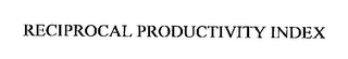 RECIPROCAL PRODUCTIVITY INDEX logo