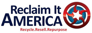 RECLAIM IT AMERICA RECYCLE.RESELL.REPURPOSE logo