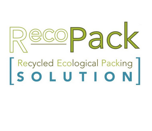 RECO PACK RECYCLED ECOLOGICAL PACKING SOLUTION logo