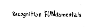 RECOGNITION FUNDAMENTALS logo