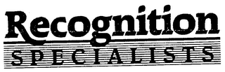 RECOGNITION SPECIALISTS logo