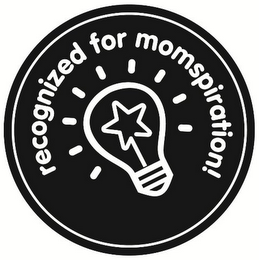 RECOGNIZED FOR MOMSPIRATION! logo