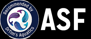 RECOMMENDED BY DRTIM'S AQUATICS ASF logo