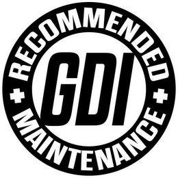 RECOMMENDED GDI MAINTENANCE logo