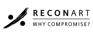 RECONART WHY COMPROMISE? logo