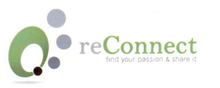 RECONNECT FIND YOUR PASSION & SHARE IT logo
