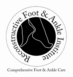 RECONSTRUCTIVE FOOT & ANKLE INSTITUTE COMPREHENSIVE FOOT & ANKLE CARE logo