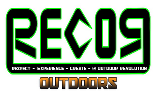 RECOR RESPECT - EXPERIENCE - CREATE - AN OUTDOOR REVOLUTION OUTDOORS logo
