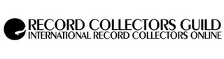 RECORD COLLECTORS GUILD INTERNATIONAL RECORD COLLECTORS ONLINE logo
