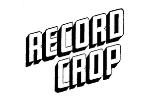 RECORD CROP logo