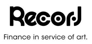 RECORD FINANCE IN SERVICE OF ART. logo