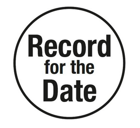 RECORD FOR THE DATE logo