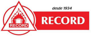 RECORD RECORD DESDE 1934 logo