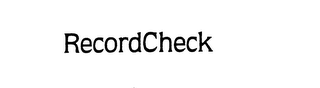 RECORDCHECK logo