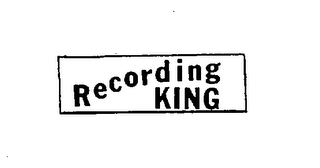 RECORDING KING logo